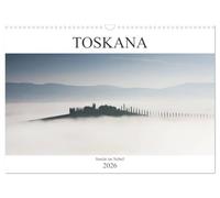 Toskana - Inseln im Nebel (Wandkalender 2026 DIN A3 quer), CALVENDO Monatskalender: Stimmungsvolle Nebelbilder einer faszinierenden Landschaft