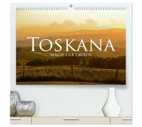 Toskana - Magie der Farben (hochwertiger Premium Wandkalender 2026 DIN A2 quer), Kunstdruck in Hochglanz: Die Toskana ist eine bezaubernde Kulturlandschaft voller Farben und Magie.