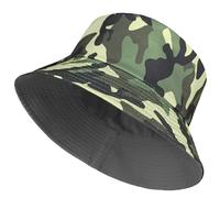 TOSKATOK Anti UV UPF 50+ Bob Été ou Plage Unisexe Hommes Femmes Camouflage 2 en 1 Réversible Coton Mélange-Opt-5-M