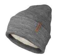TOSKATOK Bonnet en Tricot d'hiver Doux et Chaud Unisexe pour Femme et Homme avec Doublure en Polaire Thermique Douce - Taille Unique -Charcoal