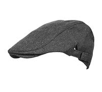 TOSKATOK® Casquette Plate en Tweed pour Hommes-Grey-HERR-ADJ