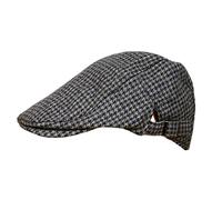 TOSKATOK® Casquette Plate en Tweed pour Hommes-Smoke-ADJ