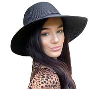 TOSKATOK Chapeau de Soleil d'été Pliable pour Femme-Taille Unique