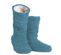 TOSKATOK® LADIES GIRLS COSY WARM MICROFIBRE FLEECE BOOT SLIPPERS-4