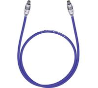 Toslink audio Câble de raccordement [1x Toslink mâle (ODT) - 1x Toslink mâle (ODT)] 0.50 m bleu Oehlbach XXL® Series 80