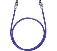 Toslink audio Câble de raccordement [1x Toslink mâle (ODT) - 1x Toslink mâle (ODT)] 0.50 m bleu Oehlbach XXL® Series 80