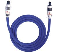 Toslink audio Câble de raccordement [1x Toslink mâle (ODT) - 1x Toslink mâle (ODT)] 2.00 m bleu Oehlbach XXL® Series 80