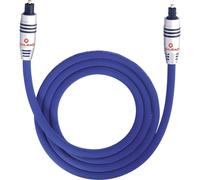 Toslink audio Câble de raccordement [1x Toslink mâle (ODT) - 1x Toslink mâle (ODT)] 2.00 m bleu Oehlbach XXL® Series 80
