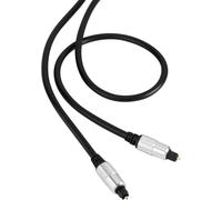 Toslink audio numérique Câble de raccordement [1x Toslink mâle (ODT) - 1x Toslink mâle (ODT)] 1.50 m noir gaine ultra-douce