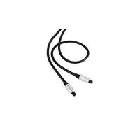 Toslink audio numérique Câble de raccordement [1x Toslink mâle (ODT) - 1x Toslink mâle (ODT)] 1.50 m noir gaine ultra-douce Professional