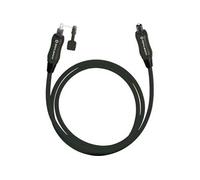 Toslink audio numérique Câble de raccordement [1x Toslink mâle (ODT) - 1x Toslink mâle (ODT)] 2.00 m noir OPTO Star Black