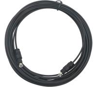 TosLink SPDIF Fibre Optic Audio Cable Black 15 m Black