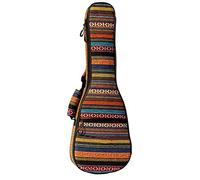 Tosnail Housse rembourrée Robuste pour ukulélé ténor 66 cm, Marron, Concert, Rétro