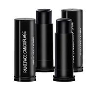 TOSOUATOP Eye Black Lot de 3 balles de baseball, softball, football, ultra durables, faciles à utiliser et à nettoyer, pour Halloween, maquillage, cosplay, fête, noir