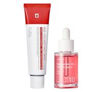 TOSOWOONG Duo Éclat et Fermeté : Sérum Niacinamide 10% Acide Tranexamique 4% & Crème Visage Real Collagen pour une Peau Jeune et Éclatante