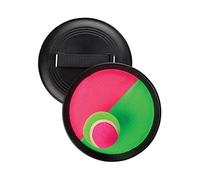 Toss And Catch Ball Set with Two Hook Loop Paddle Discs And Tennis Ball Fun Outdoors Garden Beach Toy Game for The Whole Family