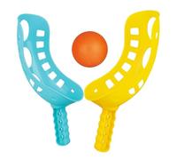 Toss Catch Ball Set - Colorful Outdoor Beach Sports Game Kit, Coordination Training Activity Toy Item, Hand Eye Exercise Entertainment Accessory Tool, Portable Fun Competition Gear | Kids Adults Play,