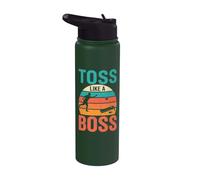 Toss Like A Boss Cornhole Stainless Steel Insulated Water Bottle