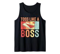 Toss Like Boss Cornhole Player Funny Cornhole Champion Team Débardeur