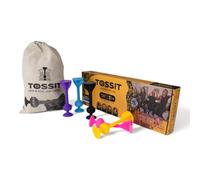TOSSIT Fléchettes Ventouse Pétanque, Family Pack | Jeu de fléchettes d'intérieur et d'extérieur, silicone, adhère aux vitres, sols et tables, 9 modes, 2-4 joueurs, dès 3 ans
