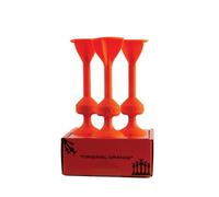 TOSSIT Jeu Fléchette Ventouse, Pétanque Intérieur Extérieur pour Sol et Mur, Silicone Puissant et Durable, Limited Edition Expansion Pack, Original Orange