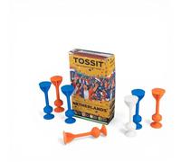 TOSSIT Jeu Fléchette Ventouse, Pétanque Intérieur Extérieur pour Sol et Mur, Silicone Puissant et Durable, World Football Edition, Netherlands