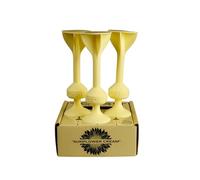 TOSSIT Jeu Fléchette Ventouse, Pétanque Intérieur Extérieur pour Sol et Mur, Silicone Puissant et Durable, Limited Edition Expansion Pack, Sunflower Cream