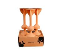 TOSSIT Jeu Fléchette Ventouse, Pétanque Intérieur Extérieur pour Sol et Mur, Silicone Puissant et Durable, Limited Edition Expansion Pack, Peach