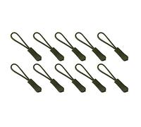 TOSSPER 10pcs Zips, Nylon Cordon Fermeture À Glissière Remplacement Clip Fixateur Cassé Boucle Zipper Fin pour Voyage Valise Tente À Dos