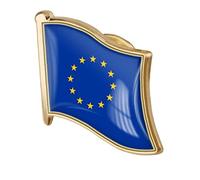 TOSSPER 1pc Drapeau L'union Européenne Pin Badge Métal Émail Émail Broche Broche Union Européenne Drapeau Badges Accessoires Nouveauté