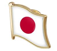 TOSSPER 1pc Japan Drapeau Pin Badge Métal Émail Pin Broche Drapeau Japonais Drapeau Japonais Nouveauté Cravate Cravate Pin Badge Accessoire