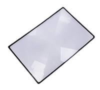TOSSPER 1pc X3 Loupe, A5 Loupe Écran Loupe Loupe Loupe Page Feuille Aide Lens, 180x120mm
