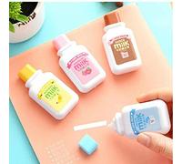 TOSSPER 2pc Mignon Correction du Lait Ruban Étudiant Kawaii Papeterie École Écriture Corect Fournitures De Bureau Couleurs Aléatoires