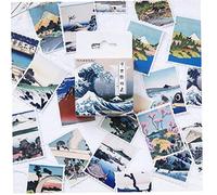 TOSSPER 46pc / Boîte Vague Japonaise Mini Papier Autocollant Autocollant Journal Décoration Scrapbooking Sceller Stickers Autocollants Papeterie Kawaii Style Aléatoire
