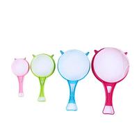 TOSSPER 4pcs / Set Farine en Plastique Sieve Cuisine Passoire Sieve Multi Tailles Farine Tamiser Passoire Set Outils De Cuisine