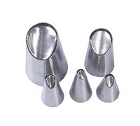 TOSSPER 5 Pcs Flower Piping Tips, en Acier Inoxydable Chrysanthemum Butes De Crème De Buse À Cupcake Outil pour Décoration De Pâte À Gâteau De Décoration