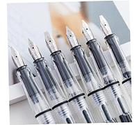 TOSSPER 6pcs Calligraphie Parallèle Pen Set 0.7mm 1.1mm 1.5mm 1.9mm 2.5mm 2.9mm Pen Écriture De Lettre Gothique Stylos Calligraphie Papeterie