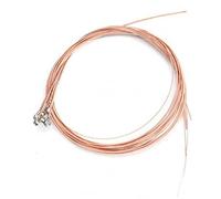 TOSSPER 6pcs Cordes De Guitare Remplacement 1-6 d'acier pour Accessoires De Pièces De Guitare Folklorique Acoustique