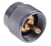 TOSSPER Adaptateur De Poêle De Camping 1pc, Propane À L'adaptateur Butane Petite Entrée De Réservoir En417 Sortie De Vanne Lindal pour Le Camping À Dos