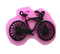 TOSSPER Moule Silicone Vélo Bonbons Chocolat Cuisson Moule Fondant Savon Bakeware Forme De Gâteau De Décoration Outil