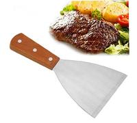 TOSSPER Plaque De Cuisson Spatule, Flat Top en Acier Inoxydable Spatule, Outils pour Cuire Steak Teppanyaki De Barbecue