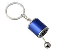 TOSSPER Porte-clés Bouton Accessoires Voiture Vitesse De Vitesse Gear Shift Bâton Boîte Porte-clés en Métal Porte-clefs Ornement Voiture