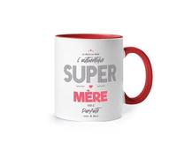 tostadora Mug Maman Cadeau Fete Des Meres - Tasse Future Maman - Authentique Super Mère