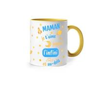 tostadora Mug Maman Cadeau Fete Des Meres - Tasse Future Maman - Maman Je T'Aime Infini