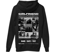 tostadora Sweat Personnalisé Boyfriend Girlfriend - Sweat à Capuche Personnalisé Couple Photo Collage Texte - Sweat à Capuche Personnalisable Only You - Cadeau St Valentin Personnalisé