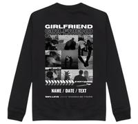 tostadora Sweat Personnalisé Boyfriend Girlfriend - Sweat à Capuche Personnalisé Couple Photo Collage Texte - Sweat à Capuche Personnalisable Only You - Cadeau St Valentin Personnalisé