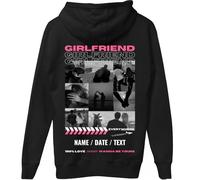 tostadora Sweat Personnalisé Boyfriend Girlfriend - Sweat à Capuche Personnalisé Couple Photo Collage Texte - Sweat à Capuche Personnalisable Only You - Cadeau St Valentin Personnalisé