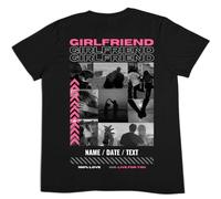 tostadora T-Shirt Personnalisé Boyfriend Girlfriend - Tee-Shirt Personnalisé Photo Collage Texte - T-Shirt Personnalisable Couple Only You - Cadeau Personnalisé St Valentin