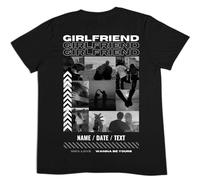 tostadora T-Shirt Personnalisé Boyfriend Girlfriend - Tee-Shirt Personnalisé Photo Collage Texte - T-Shirt Personnalisable Couple Only You - Cadeau Personnalisé St Valentin