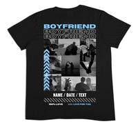 tostadora T-Shirt Personnalisé Boyfriend Girlfriend - Tee-Shirt Personnalisé Photo Collage Texte - T-Shirt Personnalisable Couple Only You - Cadeau Personnalisé St Valentin